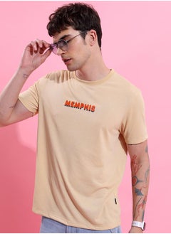 Ketch Graphic Print Round Neck Relaxed Fit T-Shirt by Styli  - Image 4