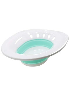 Ru syanl Sitz Bath for Hemorrhoids Sitz Bath for Toilet Seat Sitz Bath for Postpartum Care Sits Bath Kit for Women Collapsible Wider Seating Area Deeper Bowl  - Image 1