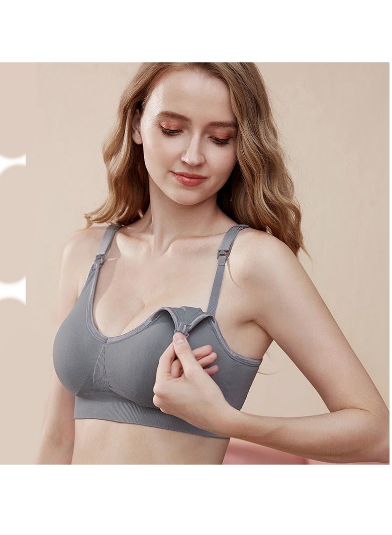 Maternity Front Button Plus Size Bra - Image 2