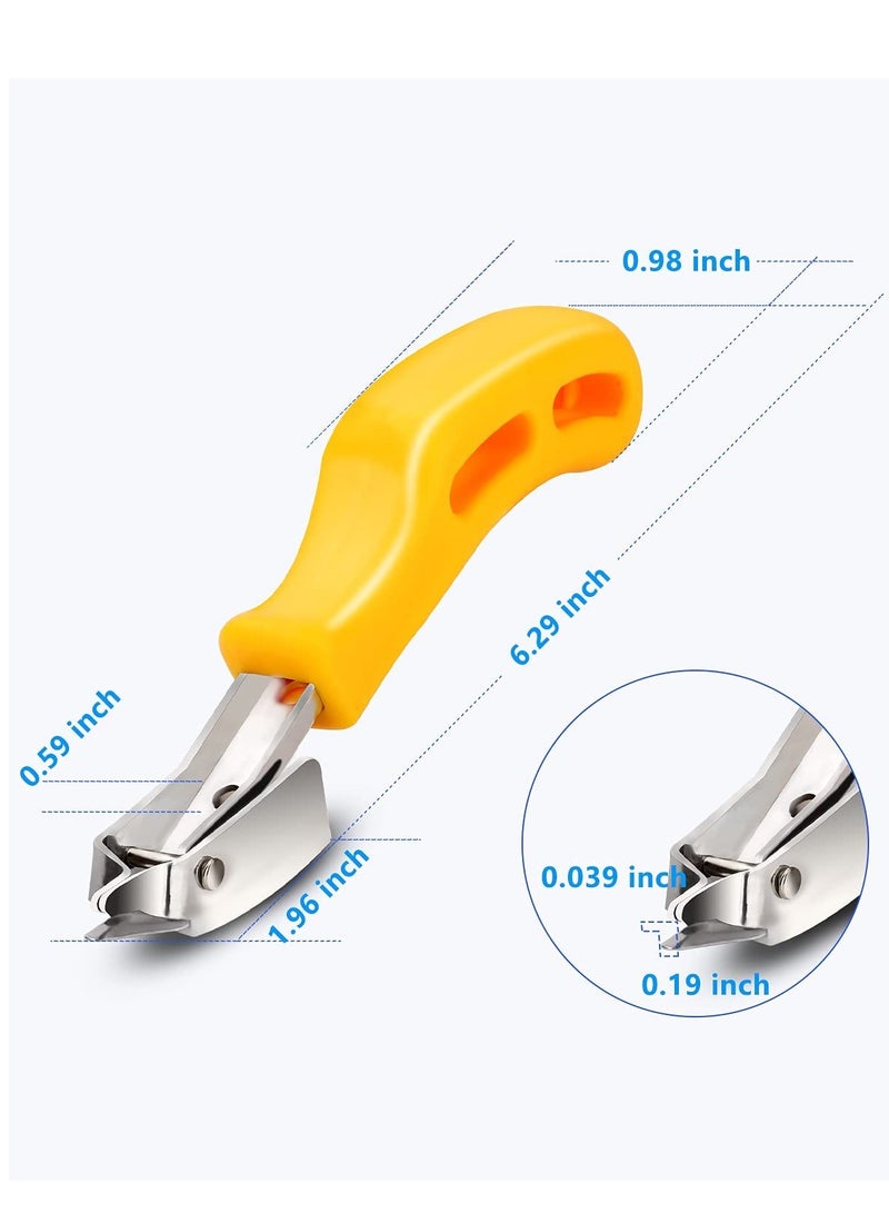 SOLARAE Staple Remover Tool Office Cute Staple Puller Upholstery Staple Remover Carpet Staple Remover Heavy Duty Staple Remover with Ergonomic Handle - Image 4