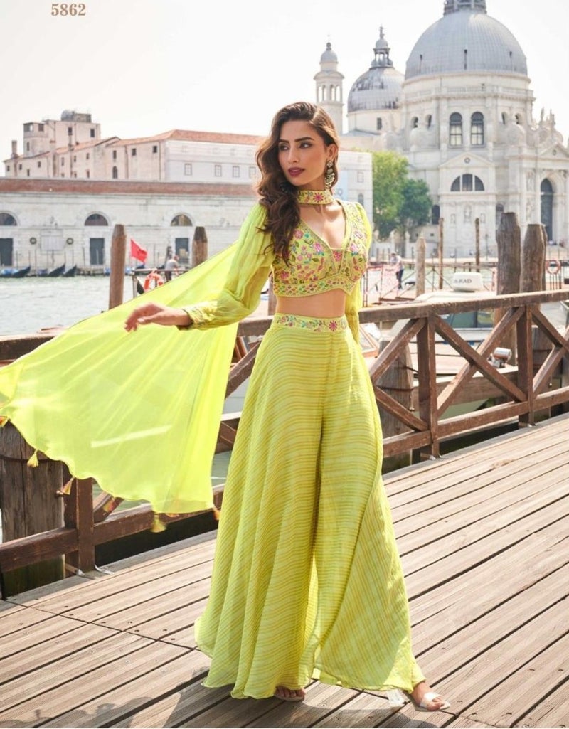 ANAITA Green Silk Free Size Stitched Suit with Embroidery Work - Image 1