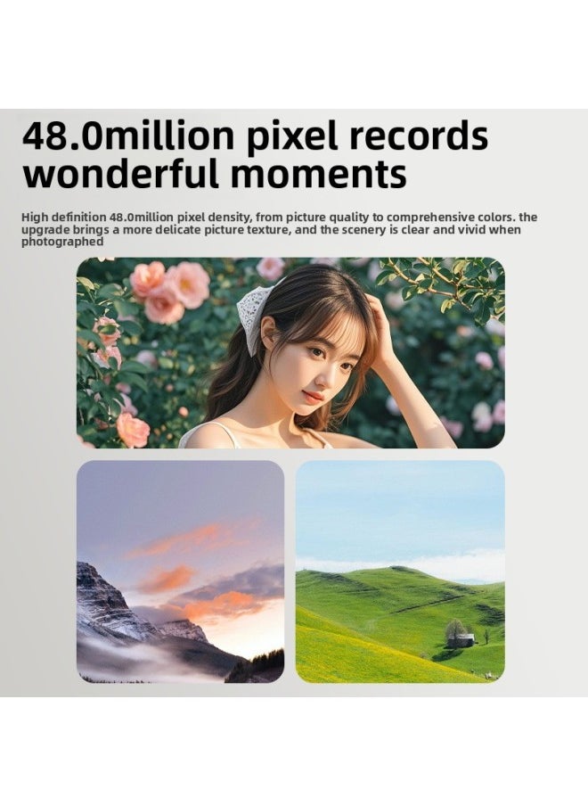 Generic Digital Camera CCD Student Campus High-definition Beauty Selfie Retro Entry-level Micro-single Travel Camera-Body Color:8g Memory Card  - Image 3