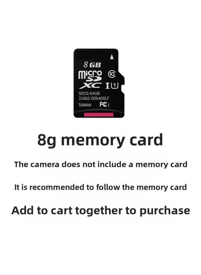 Generic Digital Camera CCD Student Campus High-definition Beauty Selfie Retro Entry-level Micro-single Travel Camera-Body Color:8g Memory Card  - Image 1