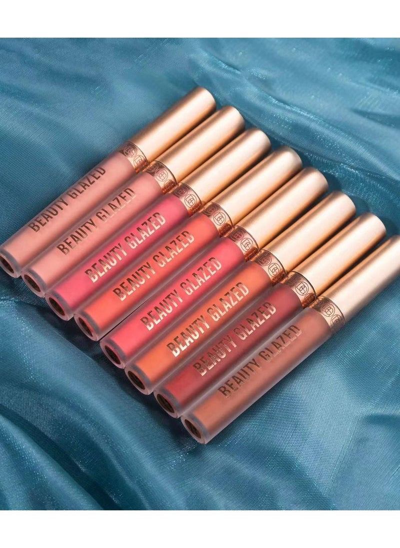 Beauty Glzaed 8-Piece Moisturizing Matte Liquid Lipstick Set  - Image 1
