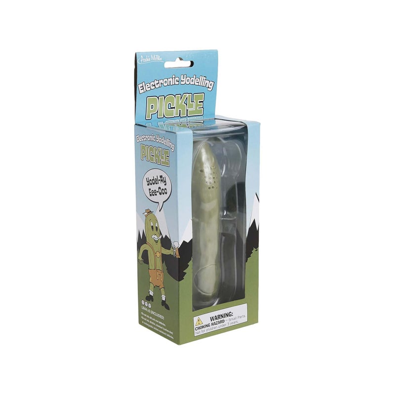 Archie McPhee Yodeling Pickle: A Musical Toy, Fun for All Ages, Great Gift, Hours of Mindless Entertainment, Multi-colored - Image 1