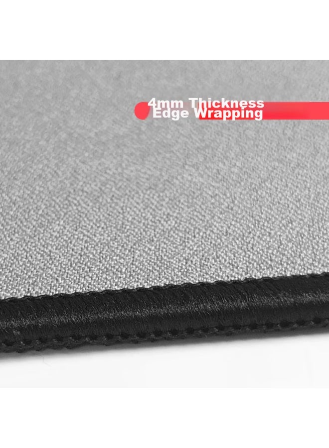 Lesailes Feidun Lesailes Mouse Pad, E-sports Fps Smooth, Random Texture Fine Surface Jacquard Mouse Pad, Large Size With Locked Edges, Computer Desk Pad, Light Gray, 460*400*4mm - Image 3