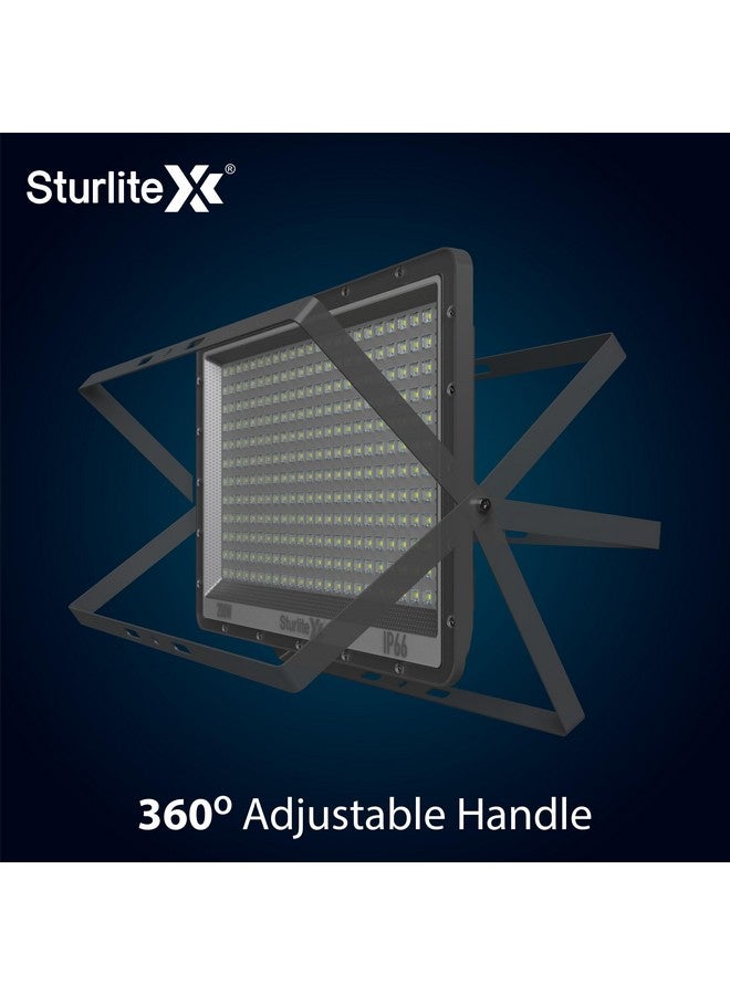 Sturlite Xpro 200 W LED Flood Light| Cool White 6500K Color Temperature LED Lamp| IP66 Waterproof Surge Protection Focus Light for Factory, Garage, Parking, Garden, Playground & Shop - Pack of 1 - Image 5