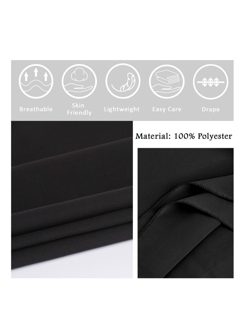 SOLARAE Ladiery Women Chiffon Shawls and Wraps for Evening Dresses, Elegant Soft Sheer Chiffon Stole Bride Wedding Scarf, Lightweight for Women Evening Dresses Wedding Bridesmaid or Formal Occasions - Image 5