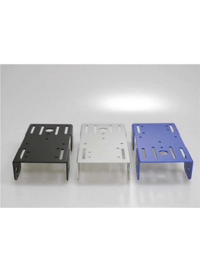 Smart Car Chassis Metal Panel Top Plate Bracket 135*75*35mm Compatible Arduino DIY Accessories-Color:Silver  - Image 2