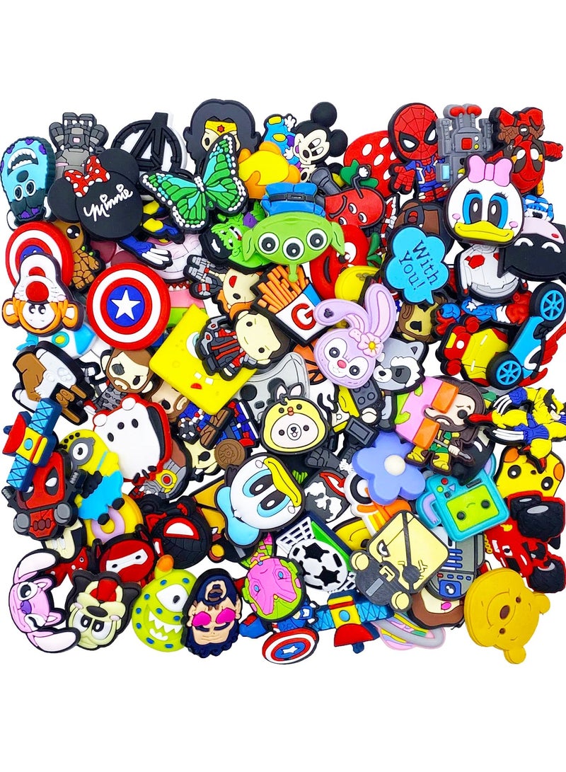 Shoe Decoration Charms 30 Pcs Random Different Croc Charm for Shoe Wristband - Image 3