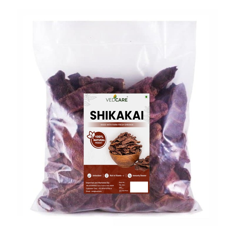 Vedcare Dried Shikakai/Acacia Concinna for Hair (Whole) | Natural (100 grams) - Image 5