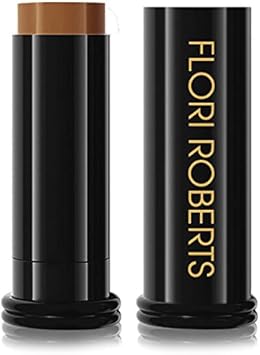 Flori Roberts Base Strokes Crme Foundation Stick by Flori Roberts Full Coverage for Women of Color or Deeper Skin Tones Long Lasting Makeup Natural Finish Complexion Concealer Corrector - Image 1
