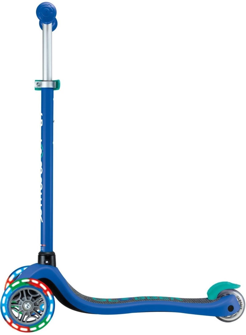 Globber Primo Light Scooter Navy Blue/ Emerald Green 423-600-4 - Image 5