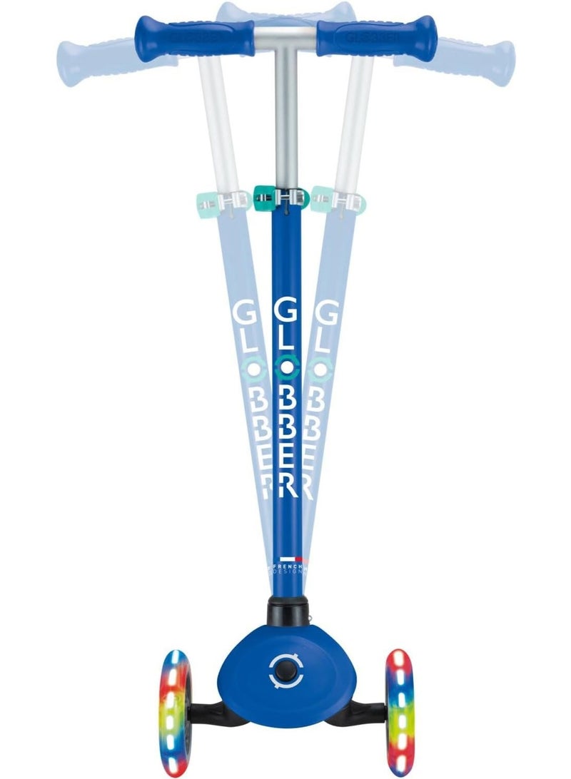 Globber Primo Light Scooter Navy Blue/ Emerald Green 423-600-4 - Image 4
