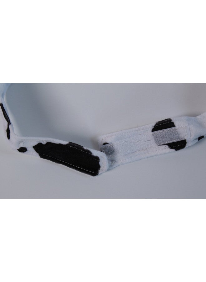Making Believe Kids Plush Black & White Cow Headband Ears and Tail, Black, White, Size One Size - Image 5