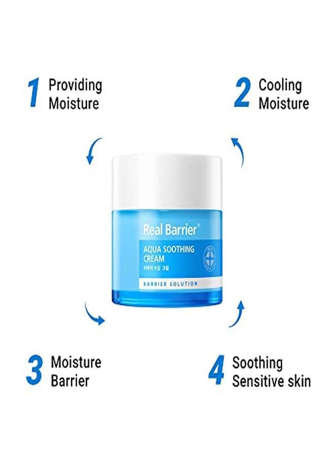Real Barrier Aqua Soothing Gel Cream, Lightweight, Quickly Absorbed, Cooling CreamGel Formula Containing 5 Different Forms Of Hyaluronic Acids, 1.7 Fluid Ounce - Image 3