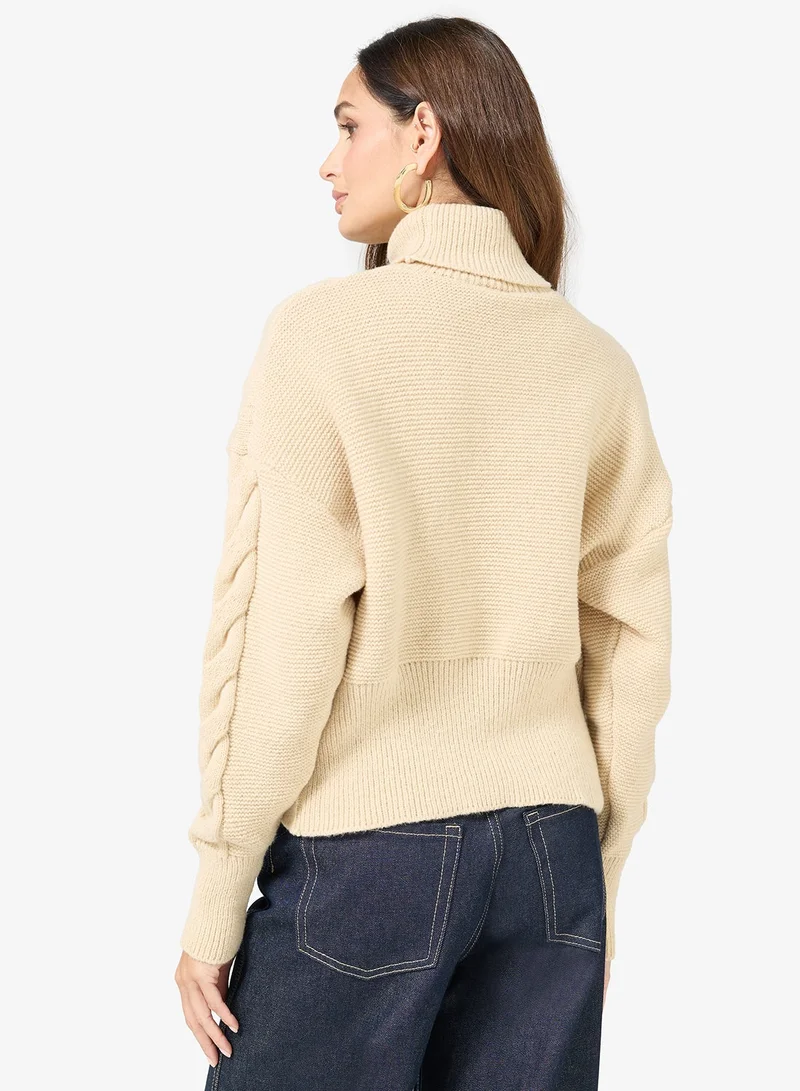 ELLA Chunky Turtle Knit Jumper