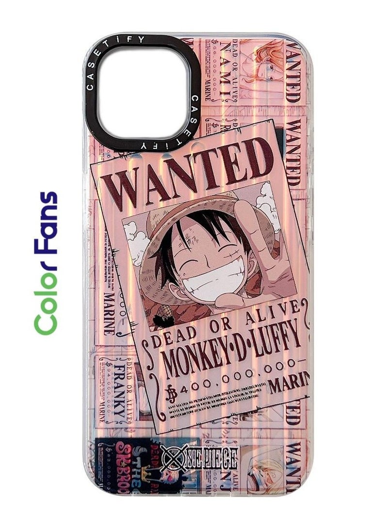 Casetify One Piece Luffy Wanted Laser iPhone 14 Pro Cover - Image 1