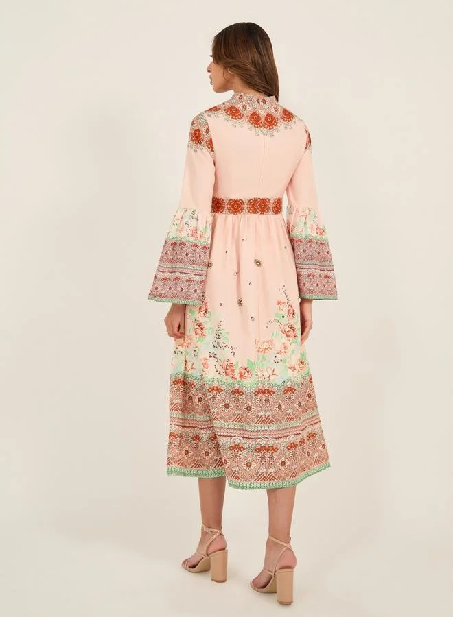 Take Two Floral Print Dress