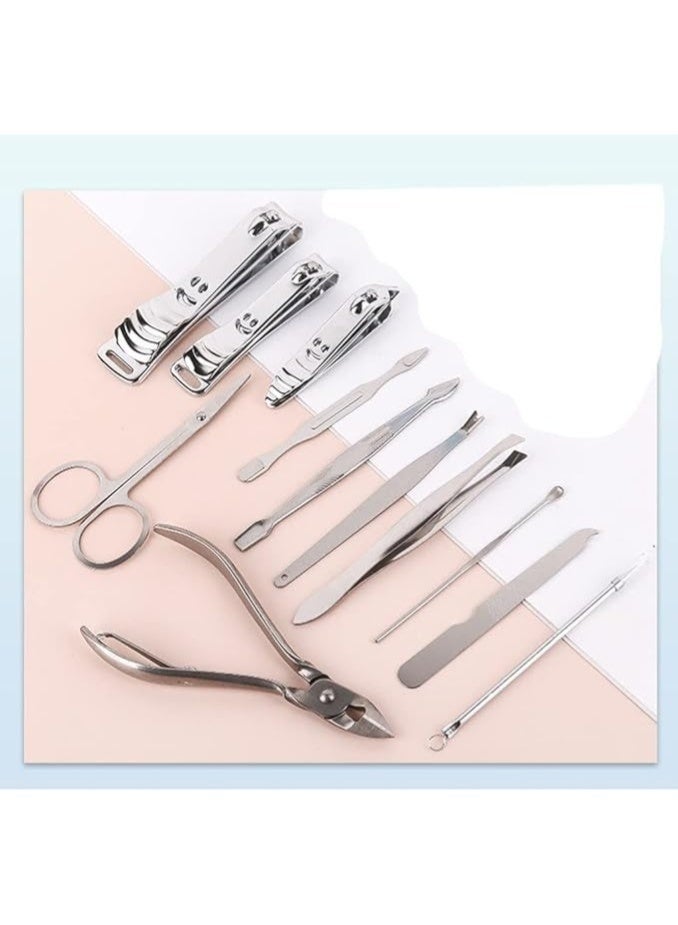 Professional Manicure and Pedicure Set Nail Care Kit with Clippers File and Grooming Tools for Home and Travel - Image 4
