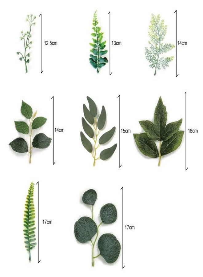 OrgMemory Greenery for Centerpieces, 48pcs with 8 Kinds of Fake Greenery Faux Greenery Stems, for Wedding Vase Bouquet Table Centerpieces and Spring Floral Arrangement Decor - Image 2