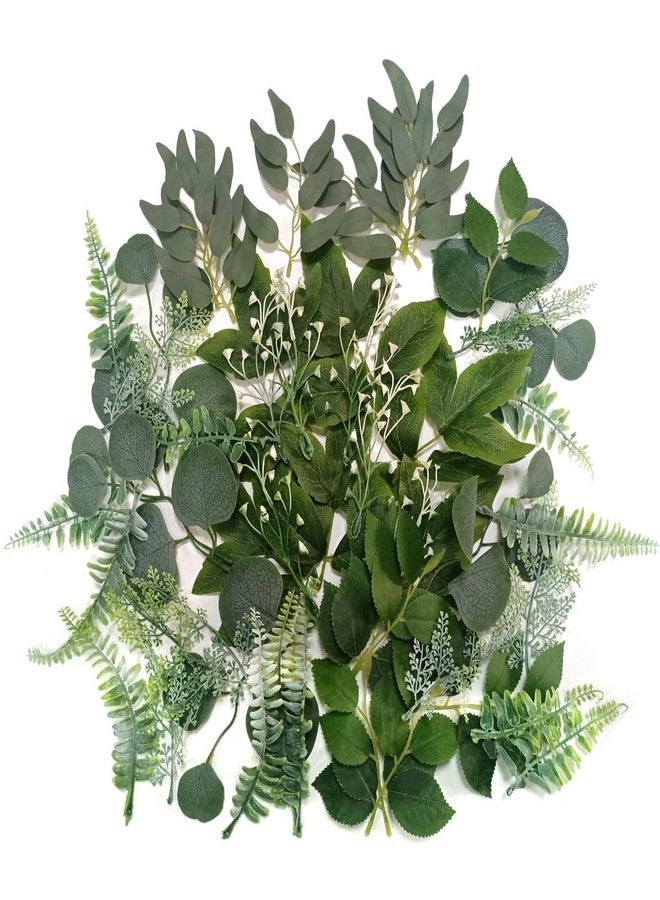 OrgMemory Greenery for Centerpieces, 48pcs with 8 Kinds of Fake Greenery Faux Greenery Stems, for Wedding Vase Bouquet Table Centerpieces and Spring Floral Arrangement Decor - Image 4
