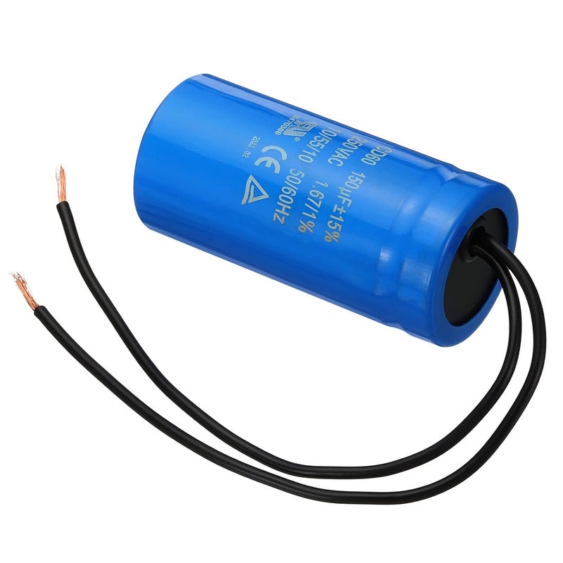 PATIKIL CD60 Run Capacitor, 150uF 250VAC 2 Wires 50/60Hz Motor Starting Capacitor for Air Compressor Motor Starts Running - Image 3