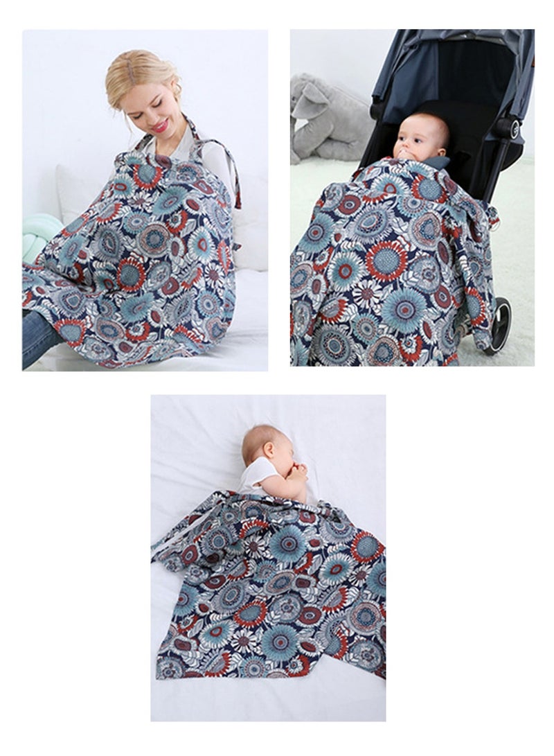 Multi-use Nursing Cover for Breastfeeding Infant Feeding Cover Breathable Privacy Breastfeeding Apron  - Image 3