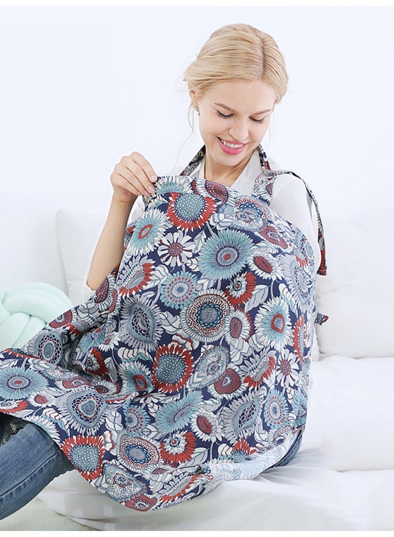 Multi-use Nursing Cover for Breastfeeding Infant Feeding Cover Breathable Privacy Breastfeeding Apron  - Image 1