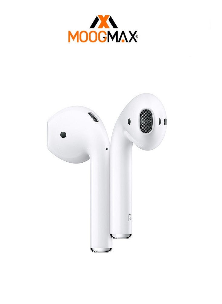 MOOGMAX Airbuds 13 Gen With Charging Case ture wireless earbuds with ergonomic design high-quality sound and long battery life and wireless charging White from Moogmax  - Image 3