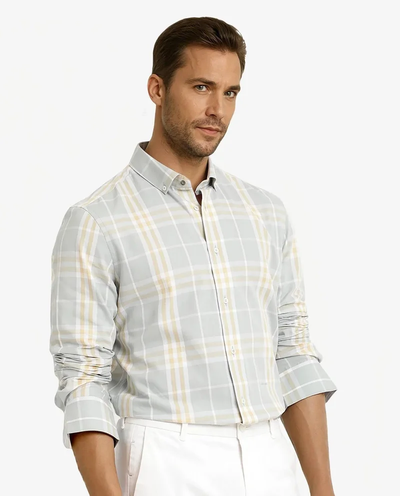 Rare Rabbit Men's Cotton Check Shirt