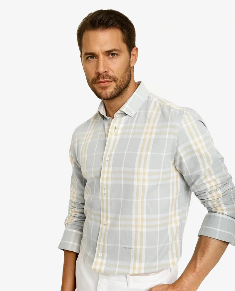 Rare Rabbit Men's Cotton Check Shirt