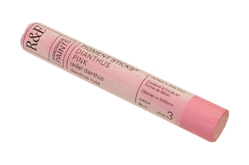 R&F Handmade Paints - Professional Oil Pigment Stick, Dianthus Pink, 38 ml - Image 1