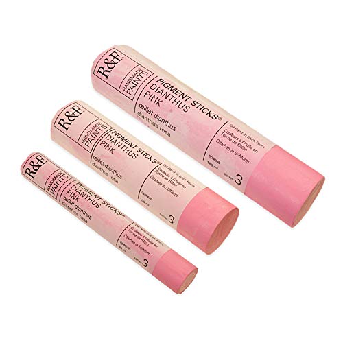 R&F Handmade Paints - Professional Oil Pigment Stick, Dianthus Pink, 38 ml - Image 3