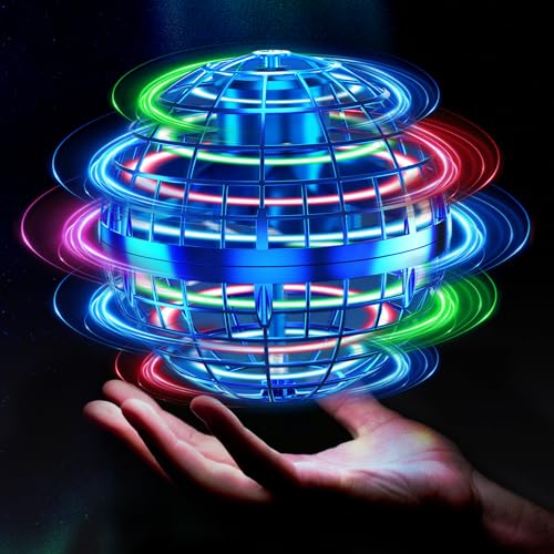Tikduck Flying Orb Ball 2026 Toys Soaring Hover Pro Boomerang Galactic Fidget Cool Magic Hand Controlled Mini Drone Cosmic Globe Spinner Safe for 6 7 8 9 10 Year Old Kids Outdoor Toys Blue - Image 1