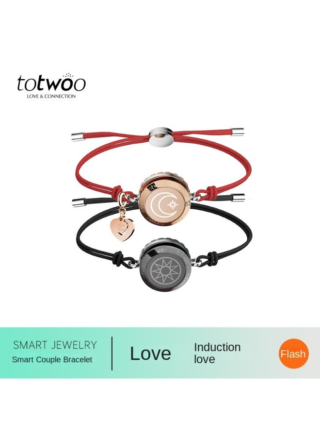 totwoo فهم عميق للحب، العلاقات عن بُعد، تفاعل الأزواج عن بُعد، سوار استشعار، خاتم ذكي، هدية عيد ميلاد - Image 5