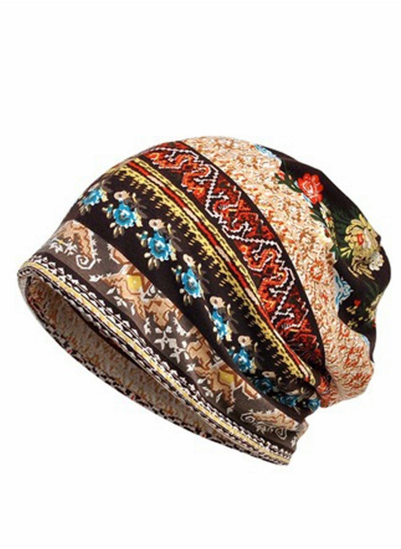 Generic Slouchy Hats, 1 PCS Baggy Beanie Chemo Hat, Soft Stretch Infinity Scarf Head Wrap Cap for Men Women  - Image 1