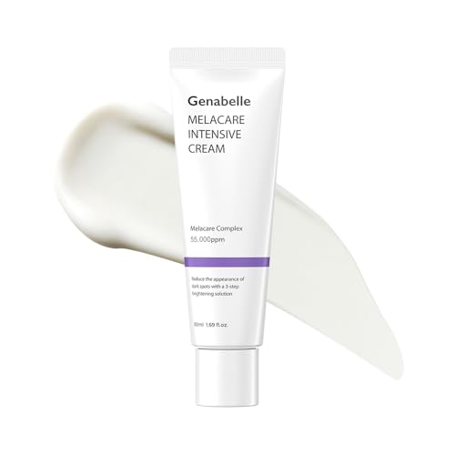 Genabelle Melacare Intensive Cream Anti Aging Brightening Moisturizer with Niacinamide Tranexamic Acid Wrinkle Care Blemish Dark Spot Cream for Uneven Skin Tone 169 fl oz - Image 1