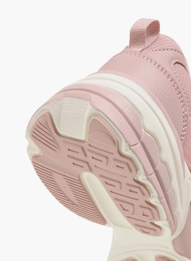 Kappa Women's Panelled Sports Shoes with Lace-Up Closure