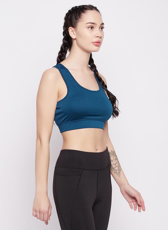 Clovia Medium Impact Padded Racerback Sports Bra - Image 3