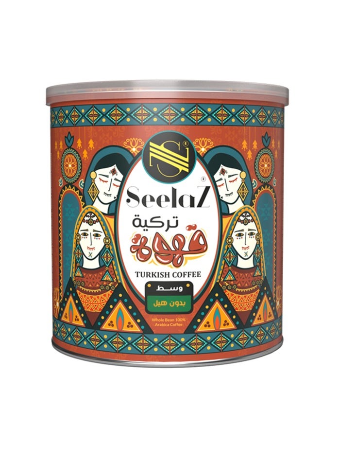 Seelaz Turkish Coffee Medium 200gm without Cardamom 