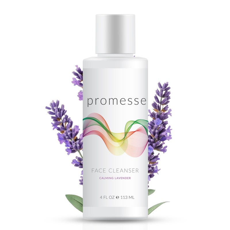 promesse Acne Control Facial Cleanser with Glycolic Salicylic Acid AntiAging Gentle Exfoliating Face Wash Lavender Scented Hydrating Cleanser with Natural Ingredients for Skin Wash 4 fl oz - Image 3