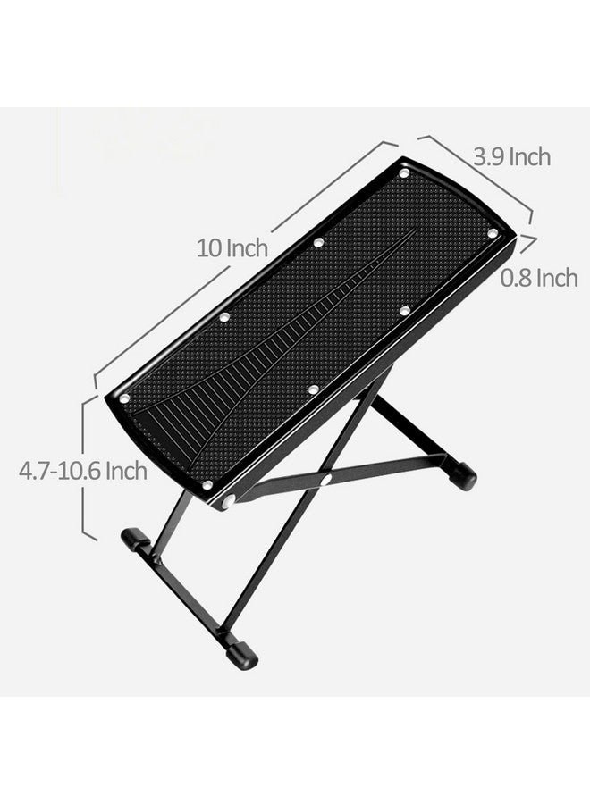 Lejesth Foldable Pedicure Foot Rest for Easy at Home Pedicures, 6-Position Height Adjustable Foot Pedal with Non-Slip Rubber, Pedicure Foot Stand for Home Foot Spa Bath - Image 2