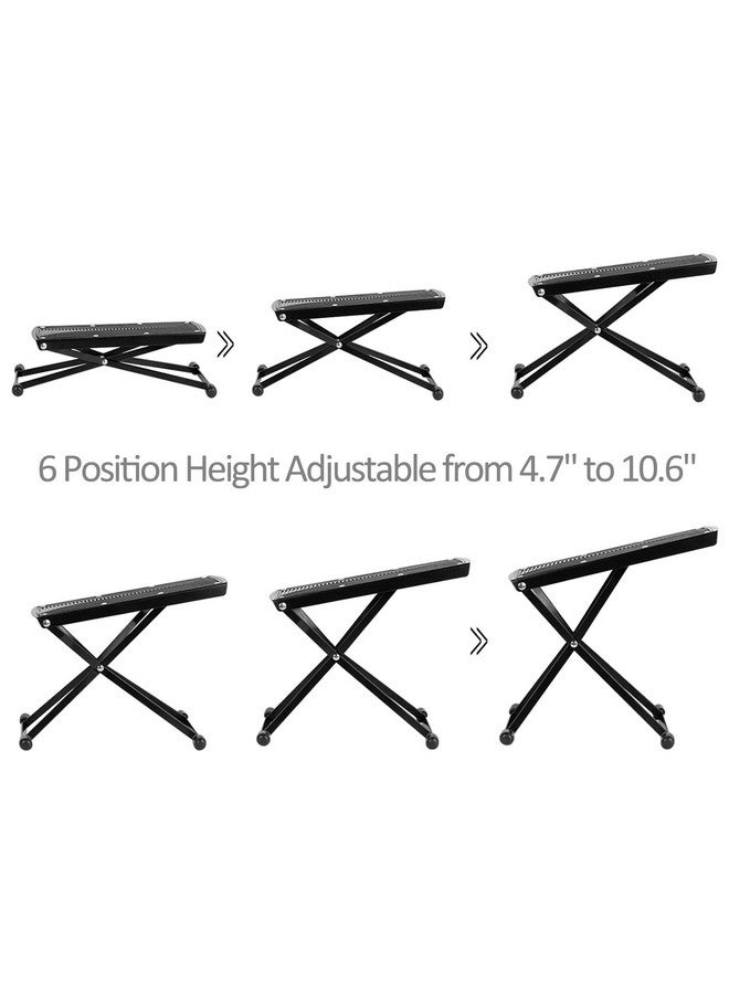 Lejesth Foldable Pedicure Foot Rest for Easy at Home Pedicures, 6-Position Height Adjustable Foot Pedal with Non-Slip Rubber, Pedicure Foot Stand for Home Foot Spa Bath - Image 5