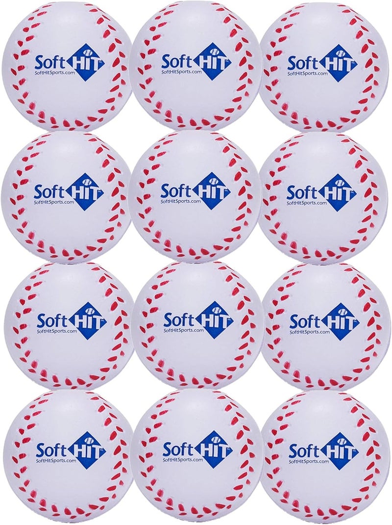 Soft Hit Soft Baseball/Softball Training Foam Ball - Image 1