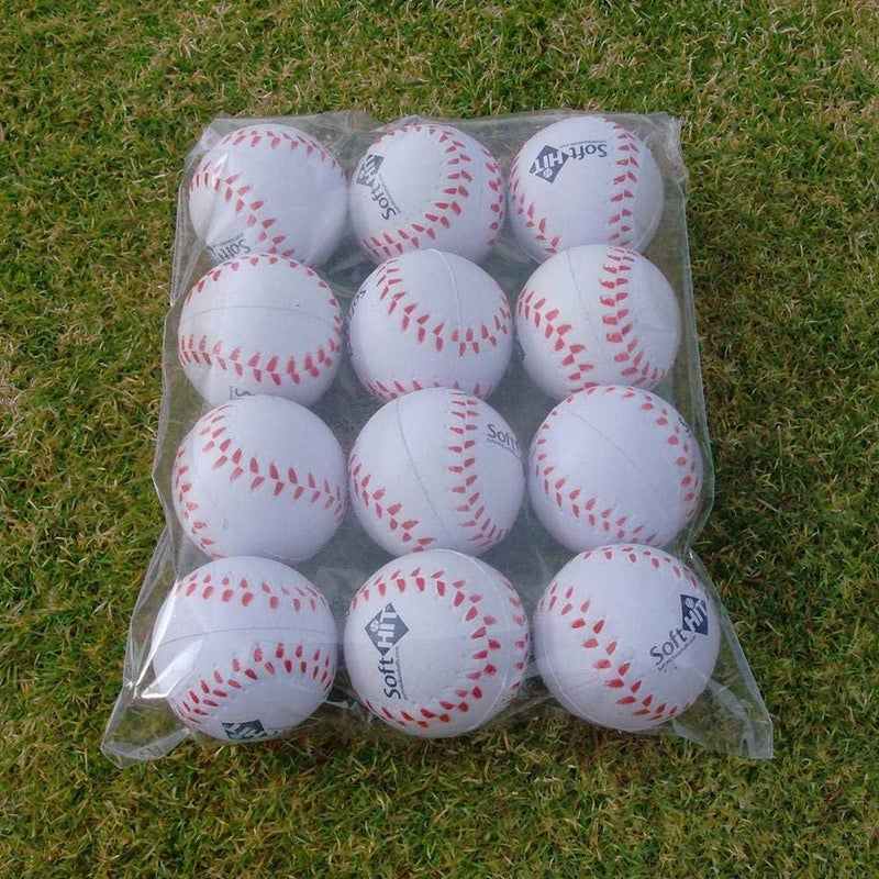 Soft Hit Soft Baseball/Softball Training Foam Ball - Image 2