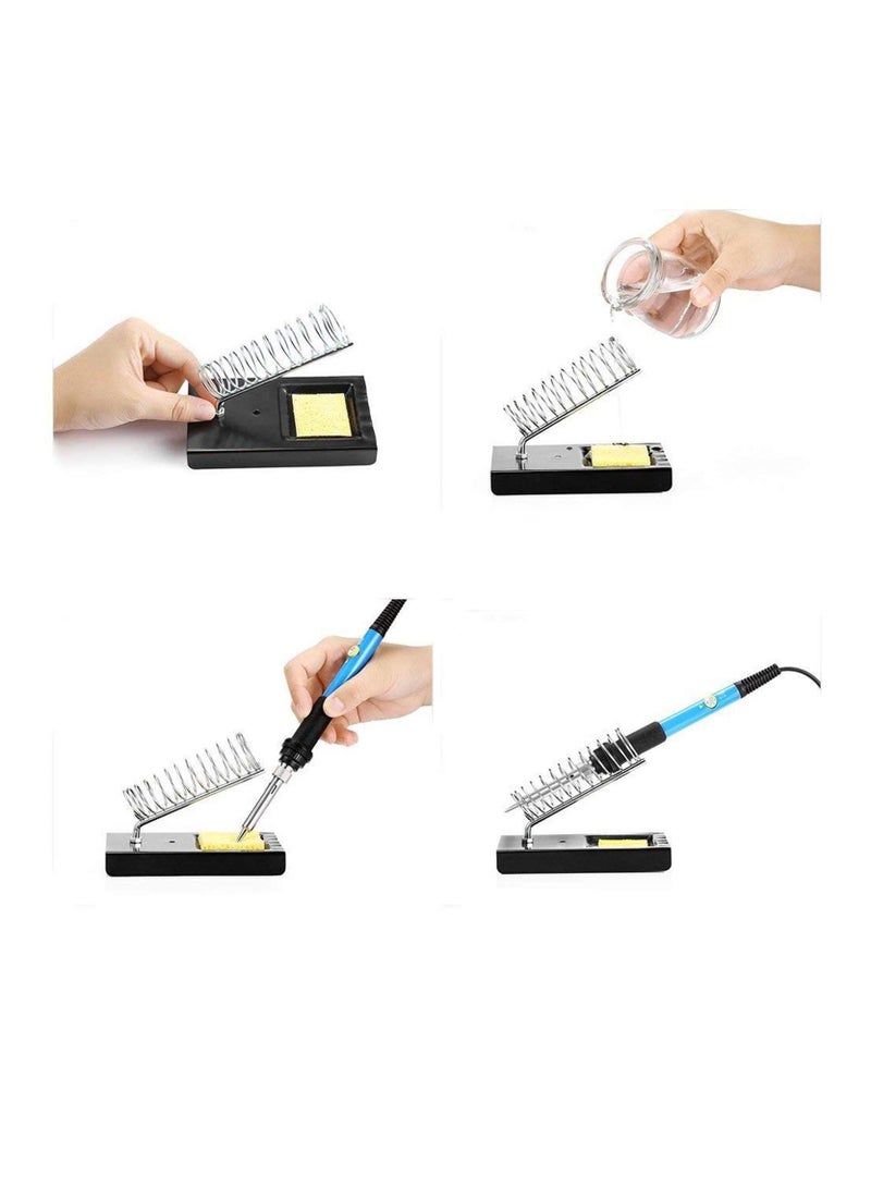 15Pcs Soldering Iron Kit Multifunction Adjustable Temperature Welding Tool Set for Various Repair with Case 60 W - Image 2