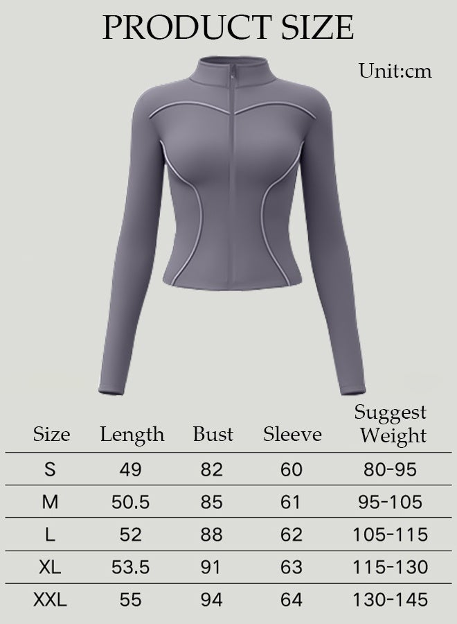 DUNISO Women's Yoga Clothes Long Sleeve Workout Shirts Half Zip Pullover Sweatshirt Athletic Cropped Tops Running Jacket Women's Cycling Jersey Suit Long Sleeve Mountain Bike Road Bicycle Shirt Pants Breathable Biking Outfit Quick Dry Bib for Outdoor Sports  - Image 5