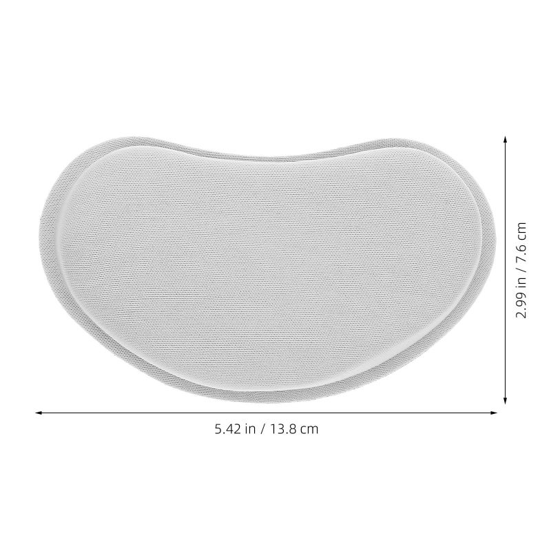 Stobaza Ergonomic Mouse Wrist Rest and Small Mouse Pad Set Gray Non-Slip For Office Home Computer - Image 3