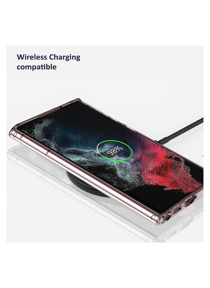 Raxoom Samsung Galaxy S23 Ultra Clear Case Soft Flexible Silicone TPU Shockproof Transparent Rubber Back Cover Compatible for Samsung Galaxy S23 Ultra - Image 2